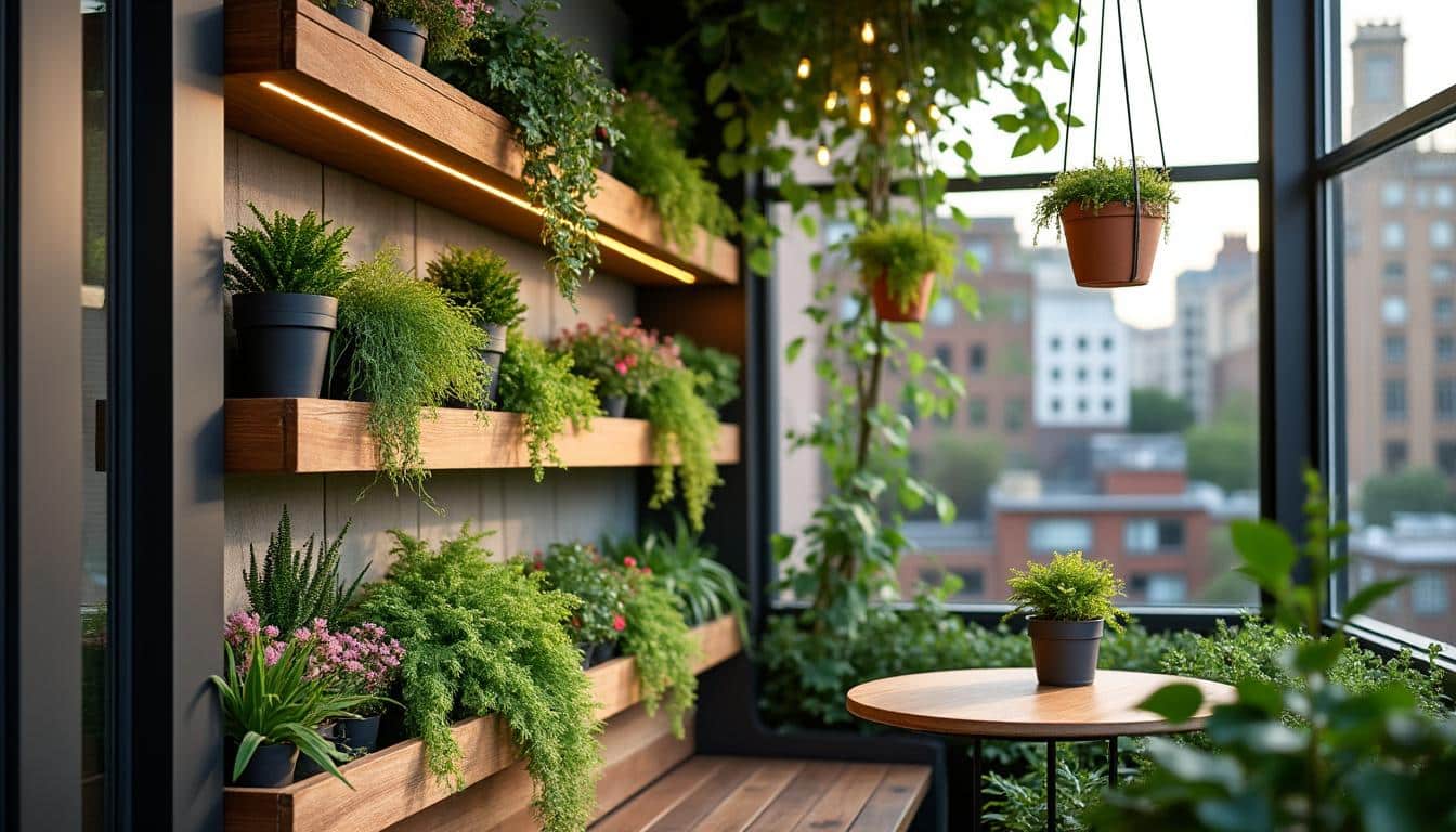 d&eacute;couvrez des conseils pratiques et des id&eacute;es inspirantes pour am&eacute;nager un petit balcon et y int&eacute;grer des plantes. optimisez l'espace, choisissez les bonnes vari&eacute;t&eacute;s et cr&eacute;ez un coin vert agr&eacute;able m&ecirc;me sur une surface r&eacute;duite !