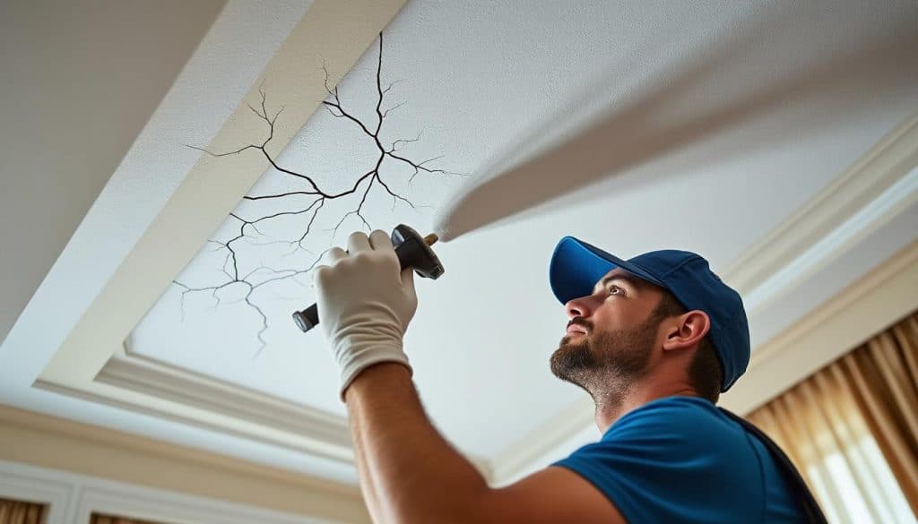 découvrez comment réparer facilement un plafond fissuré sans rénover toute la pièce. nos conseils pratiques pour redonner un aspect impeccable à votre plafond rapidement et à moindre coût.