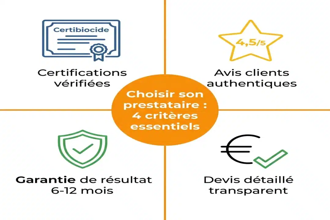 Entreprise de d&eacute;sinsectisation : choisir le bon prestataire 2026